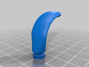 el goteo de la punta curvada gadgets 3d print model - Mito3D