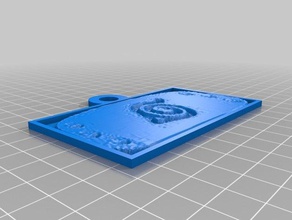 placa de naruto 2d art personalizado 3d print model - Mito3D