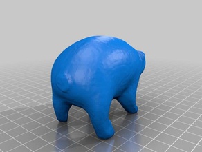 porco a arte makerbotdigitizer scan 3d print model - Mito3D