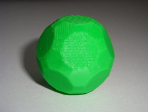 gr rombo - icosidodecahedron altri archimede solido la geometria poliedro semi solidi regolari 3d fave poliedri 3d print model - Mito3D