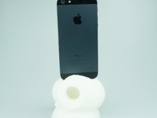 reddie musique iphone haut-parleur d'appoint mobile accessoires les gadgets iphones l'iphone 4 5 3D print model - Mito3D