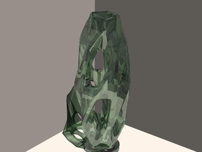 Dodekaeder tall vase Dekor rhino 3d print model - Mito3D