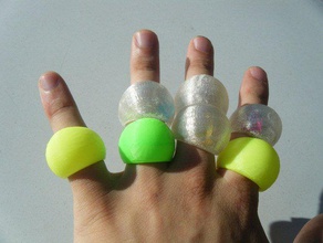 gem-in-ring les anneaux l'accessoire blatt bijoux maraca pla todd alors que l'imprimante impression zenix 3d print model - Mito3D