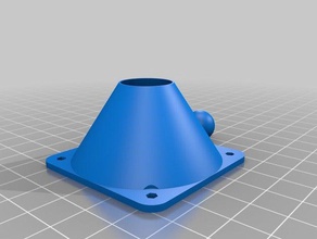 my customized articulated ball joint fan mount printrbot go 50mm 3d printer accessories 3d print model - Mito3D