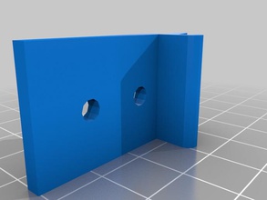 Fliegen Vorhang clip 3d drucken mount openscad Ersatz 3d print model - Mito3D