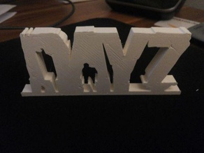 dayz logo i segni loghi la ruggine sopravvivenza zombie 3d print model - Mito3D