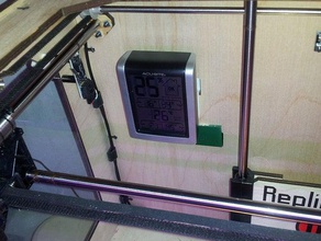 replicatore di thermometerhumidity metro clip 3d la stampante accessori 3d print model - Mito3D