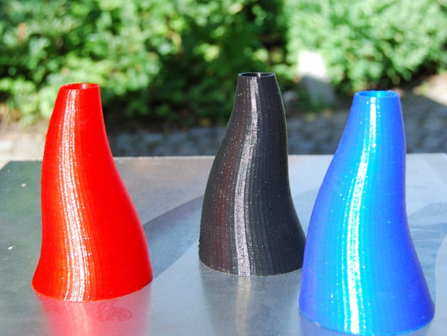helical vase decor 3D print model - Mito3D