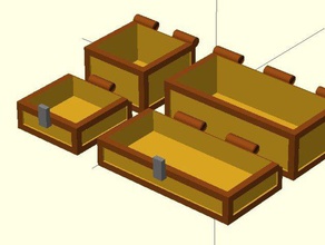 minecraft chest playsets familab makerweekendbuildoff osc 3d print model - Mito3D