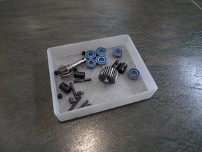 küçük parçalar tepsi aracı sahipleri kutuları bölüm 3d print model - Mito3D