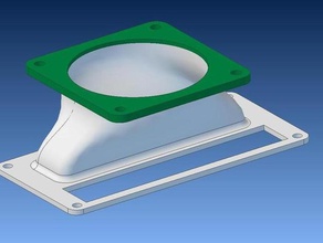 Kühlung sanguinololu 3d Drucker - Zubehör 40mm fan Kühlkörper reprap sanguino 3d print model - Mito3D