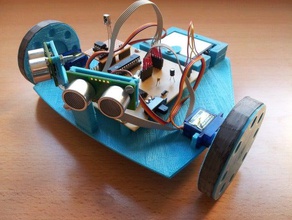 sfrnec robot robotics ultrasonic 3d print model - Mito3D