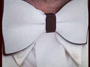 elegante corbata de moño accesorios 3d print model - Mito3D