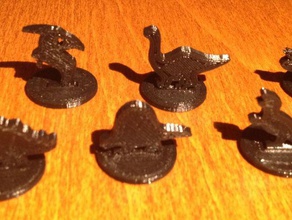 pequeno dinossauro peças do jogo brinquedo acessórios 3d print model - Mito3D