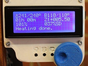 panelolu 3d de la impresora accesorios haga clic en el codificador panel control pantalla lcd panelmax sanguinololu slolupanel 3d print model - Mito3D