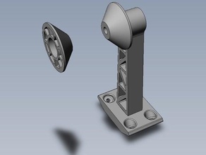 bllama mendelmax filament spool holder 3d Drucker Teile 3d-Drucker abs 3d print model - Mito3D