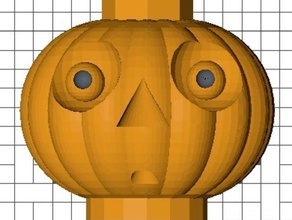 lego pumpkin head toys games 3d print model - Mito3D