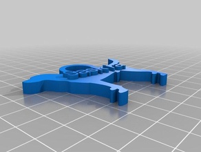 sleutelhanger saskia Anahtarlık özelleştirilmiş 3d print model - Mito3D