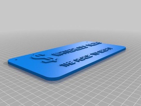 my customized improvedsignwarerloo news signs logos 3d print model - Mito3D