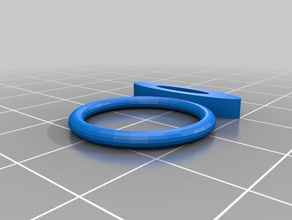 einfacher ring Zubehör 3d print model - Mito3D