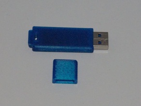 lexar memory stick usb caso equipo reemplazo 3d print model - Mito3D