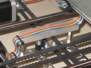 k8200 heatbed cable holder parts 3d print model - Mito3D