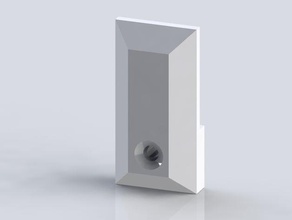 mirror mount clip arredamento 3d print model - Mito3D