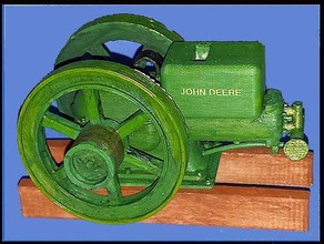 john deere type hit miss engine kit props antique model 3d print model - Mito3D
