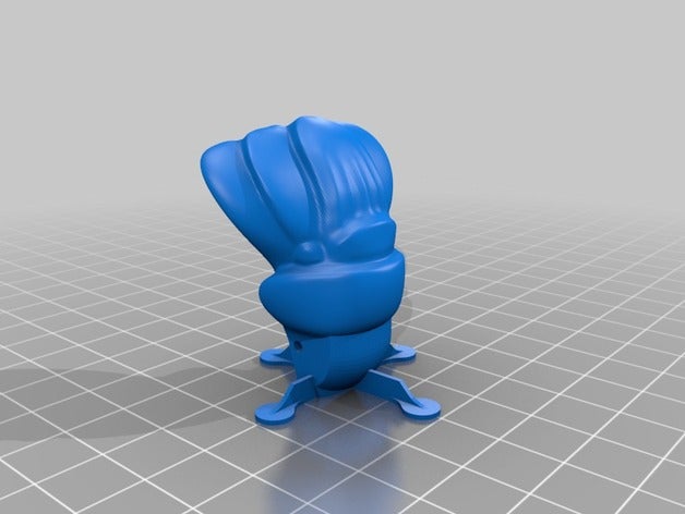 crayfish tail printing supports animals 3D print model - Mito3D