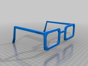 oculos thalina des lunettes personnalisé 3d print model - Mito3D