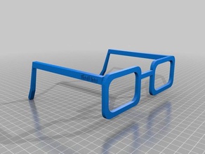 my customized glasses2 3d print model - Mito3D