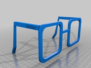 oculos quadrado occhiali personalizzato 3d print model - Mito3D