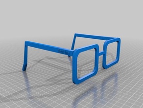 thalina óculos personalizado 3d print model - Mito3D