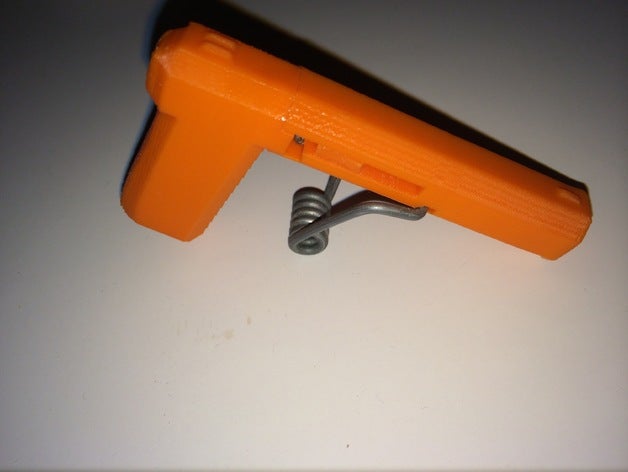 juguete palillo de tender ropa al estilo una cerilla chapa esparciadora mecánica juguetes 3D print model - Mito3D