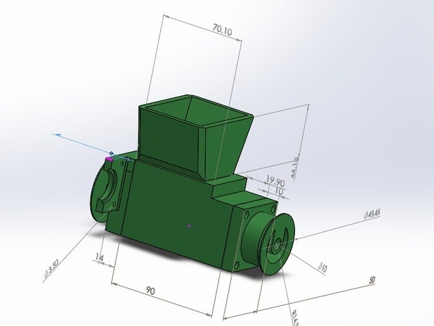 filament extruder 3d stampa 3D print model - Mito3D