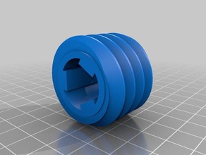 worm gear 401 reduction ratio engineering 3d print model - Mito3D