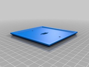 meine kundengebundene quadratische Wandplatte cover customizer Platz wally - Ersatz Teile 3d print model - Mito3D