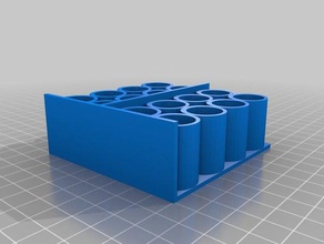 aa batteries holder 3d printing battery 3d print model - Mito3D
