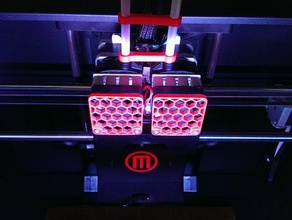 honey comb fan grid 40mm cooling 3d printer accessories maketbot upgrade 3d print model - Mito3D