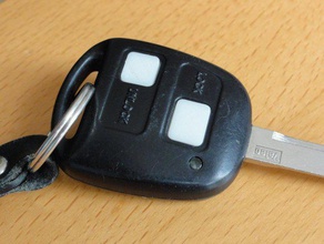 key fob buttons toyota yaris automotive keyfob 3d print model - Mito3D