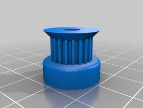 pulley t2 20tooth 3d printer parts customized 3d print model - Mito3D