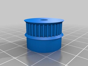 32 dente gt2 polia 3d a impressora partes personalizado 3d print model - Mito3D