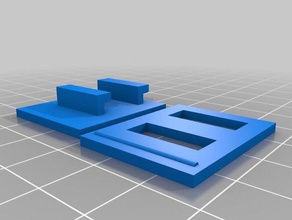 slide clip connection other 3d print model - Mito3D