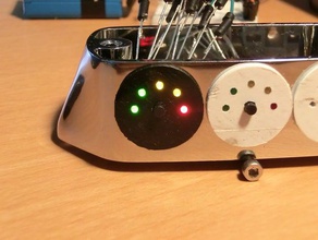 interruptor de botão pressão leds automotivo 3d print model - Mito3D