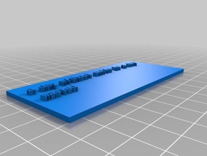 Glück andere angepasst 3d print model - Mito3D