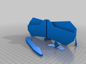 planör inşaat oyuncaklar uçak 3d print model - Mito3D