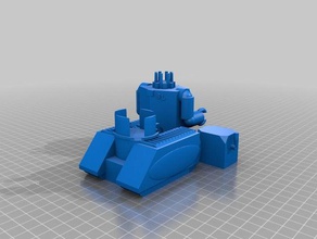 3 pezzi di robot costruzione giocattoli 3d print model - Mito3D