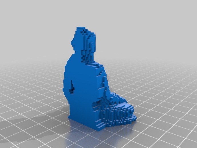 8-bits de bouddha sculptures 3d bakutis jason jbakutis 3D print model - Mito3D