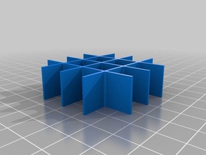 3x3 finz organizzazione personalizzato 3d print model - Mito3D