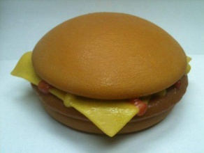 hamburguesa con queso de alimentos beber arcilla herramientas sensable 3d print model - Mito3D